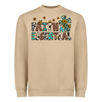 Faith Is Essential Heavyweight Sweatshirt | Teevron