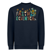 Navy faith is essential Heavyweight Sweatshirt - JahusDesignShop