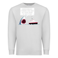 Dove Grey polite jaws Premium Sweatshirt - artisFamous