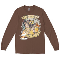 Chestnut Cats Against Cat Calls Long Sleeve Tee - Bettercallsaul