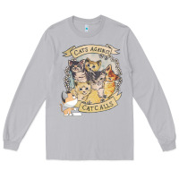 Moon Dust Cats Against Cat Calls Long Sleeve Tee - Bettercallsaul