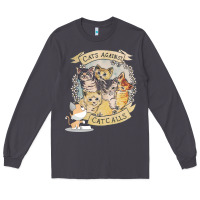 Smoke Cats Against Cat Calls Long Sleeve Tee - Bettercallsaul