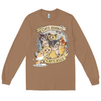 Toasted Coconut Cats Against Cat Calls Long Sleeve Tee - Bettercallsaul