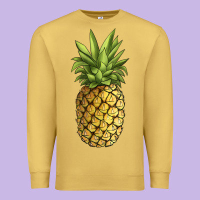 Pineapple Premium Sweatshirt Designed By Jahusdesignshop