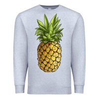 Heather Grey pineapple Premium Sweatshirt - JahusDesignShop