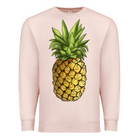 Pale Pink pineapple Premium Sweatshirt - JahusDesignShop