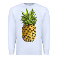 White pineapple Premium Sweatshirt - JahusDesignShop