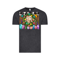 Vintage Black Easter Bunny Tumbler Vintage Tee - BundleAndBundleShop