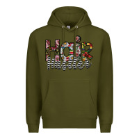 Army Green hair hustler Premium Hoodie - SublimationCraftShop