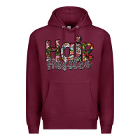Burgundy hair hustler Premium Hoodie - SublimationCraftShop