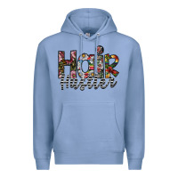 Colony Blue hair hustler Premium Hoodie - SublimationCraftShop