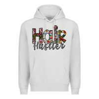 Dove Grey hair hustler Premium Hoodie - SublimationCraftShop
