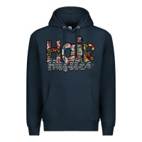 Navy hair hustler Premium Hoodie - SublimationCraftShop