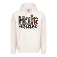 Pale Pink hair hustler Premium Hoodie - SublimationCraftShop