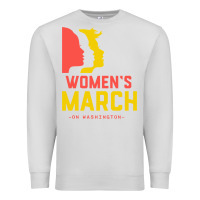 Women March On Washington Premium Sweatshirt | Teevron