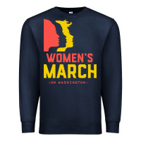 Navy women march on washington Premium Sweatshirt - artisFamous