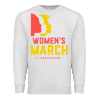 Oatmeal Heather women march on washington Premium Sweatshirt - artisFamous