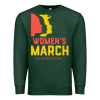 Sports Green women march on washington Premium Sweatshirt - artisFamous