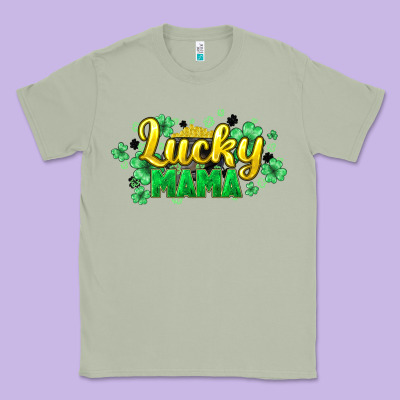 Lucky Mama Mother's Day Classic Tee Designed By Howdyjamesfarm