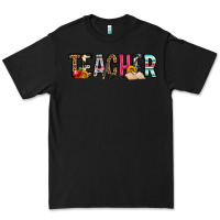 Black teacher Premium Tee - OliviaCreatesArt