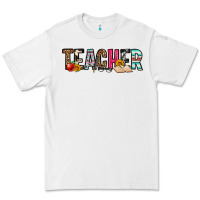 White teacher Premium Tee - OliviaCreatesArt