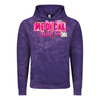 Cloud Purple valentine medical assistant Vintage Hoodie - CowhideDigitalArt
