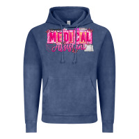Vintage Denim valentine medical assistant Vintage Hoodie - CowhideDigitalArt