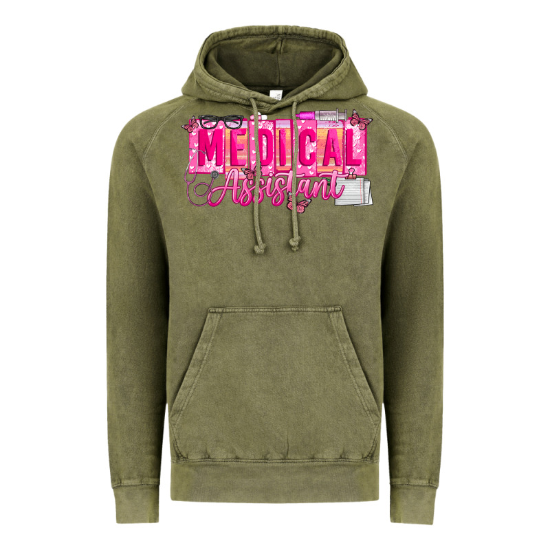 Valentine Medical Assistant Vintage Hoodie by CowhideDigitalArt | Teevron