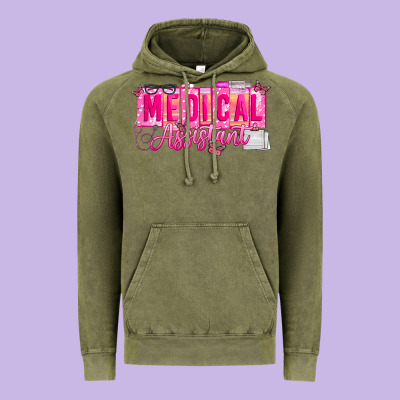 Valentine Medical Assistant Vintage Hoodie Designed By Cowhidedigitalart
