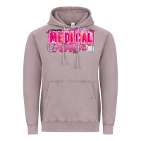 Vintage Zinc valentine medical assistant Vintage Hoodie - CowhideDigitalArt