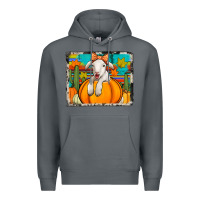 Rock autumn sheep in a pumpkin Premium Hoodie - Jasminsmagicworld