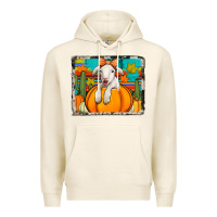Tofu autumn sheep in a pumpkin Premium Hoodie - Jasminsmagicworld