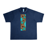 Navy american football with leopard pen wraps Urban Heavy Tee - BundleAndBundleShop