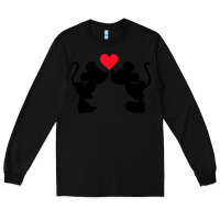 Black Minnie Mouse Long Sleeve Tee - CowhideDigitalArt