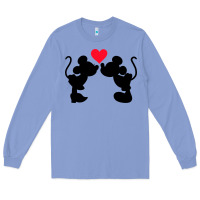 Colony Blue Minnie Mouse Long Sleeve Tee - CowhideDigitalArt