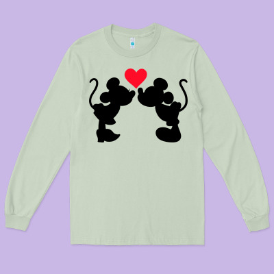 Minnie Mouse Long Sleeve Tee Designed By Cowhidedigitalart