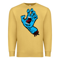 Antique Gold santacruz screaming hand Premium Sweatshirt - artisFamous