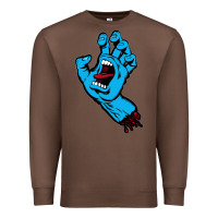 Chestnut santacruz screaming hand Premium Sweatshirt - artisFamous