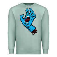 Seafoam santacruz screaming hand Premium Sweatshirt - artisFamous