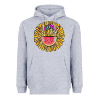 Heather Grey hello summer Heavyweight Hoodie - JahusDesignShop
