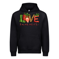Black love summer strawberry Urban Hoodie - Jasminsmagicworld