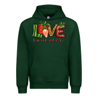 Foreset Green love summer strawberry Urban Hoodie - Jasminsmagicworld
