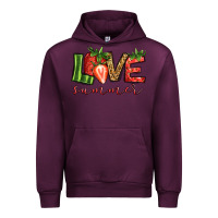 Mauve Wine love summer strawberry Urban Hoodie - Jasminsmagicworld