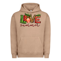 Pigment Burro love summer strawberry Urban Hoodie - Jasminsmagicworld