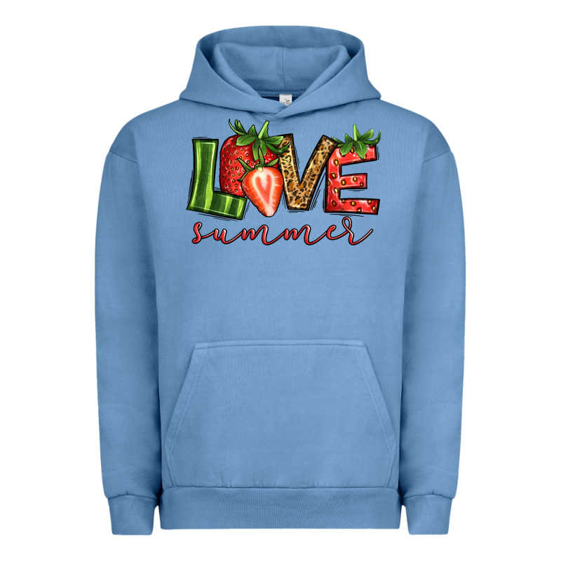 Love Summer Strawberry Urban Hoodie by Jasminsmagicworld | Teevron