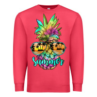 Cardinal tie dye pineapple, summer Premium Sweatshirt - JahusDesignShop