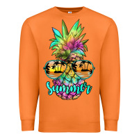 Carrot tie dye pineapple, summer Premium Sweatshirt - JahusDesignShop