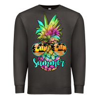 Smoke tie dye pineapple, summer Premium Sweatshirt - JahusDesignShop