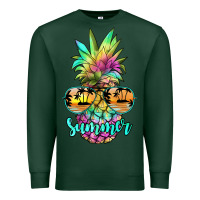 Sports Green tie dye pineapple, summer Premium Sweatshirt - JahusDesignShop