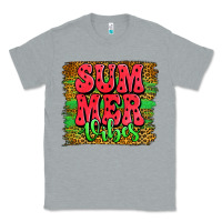 Heather Grey summer vibes watermelon leopard background Classic Tee - Jasminsmagicworld